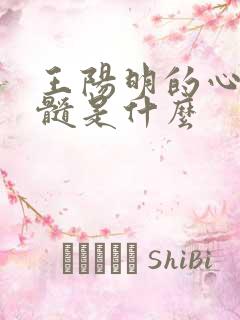 王阳明的心学精髓是什么