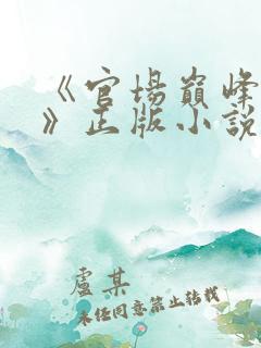 《官场巅峰李霖》正版小说