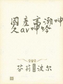 国产高潮呻岭久久av呻吟