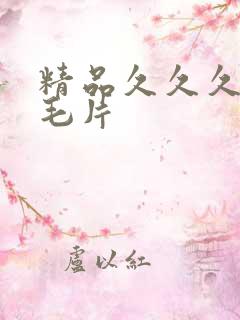 精品久久久久久毛片