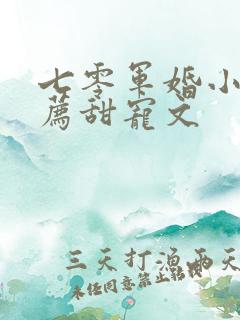 七零军婚小说推荐甜宠文