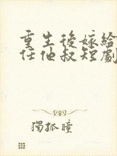 重生后嫁给了前任他叔短剧女主