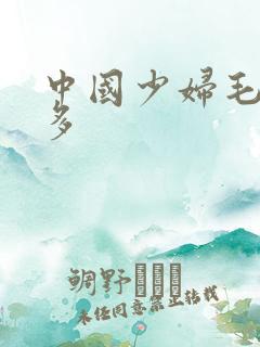 中国少妇毛多水多