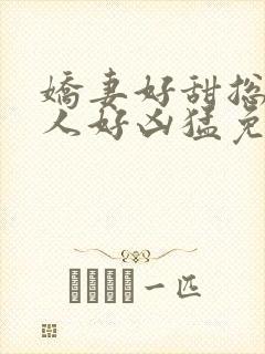 娇妻好甜总裁大人好凶猛免费小说