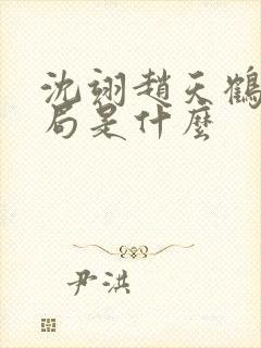 沈翊赵天鹤大结局是什么