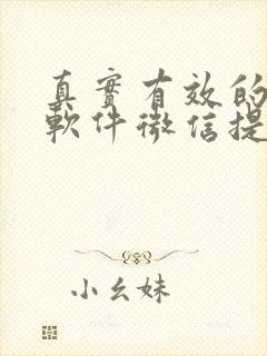 真实有效的赚钱软件微信提