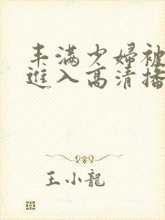 丰满少妇被猛烈进入高清播放软件