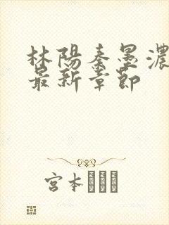 林阳秦墨浓最全最新章节