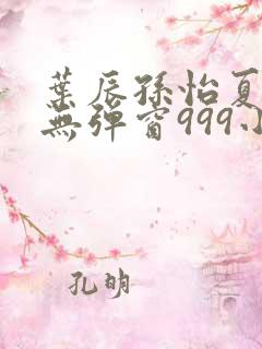 叶辰孙怡夏若雪无弹窗999小说网
