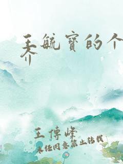 王毓宝的个人简介