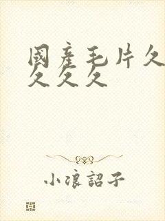 国产毛片久久久久久久