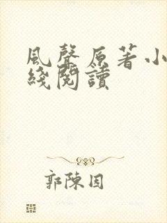 风声原著小说在线阅读