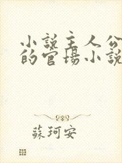 小说主人公李霖的官场小说免费阅读