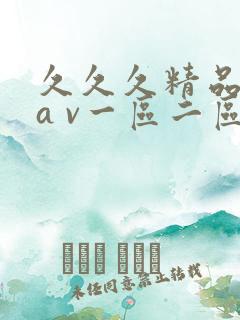 久久久精品人妻a v一区二区