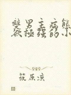 双男主病态占有欲极强的小说