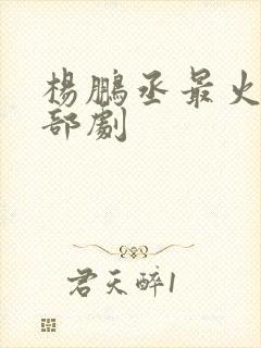 杨鹏丞最火的三部剧