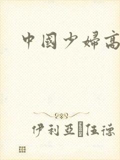 中国少妇高潮