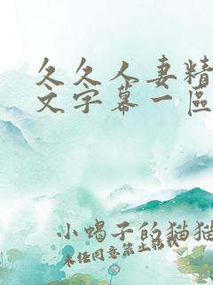 久久人妻精品中文字幕一区二区