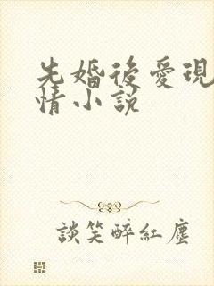 先婚后爱现代言情小说