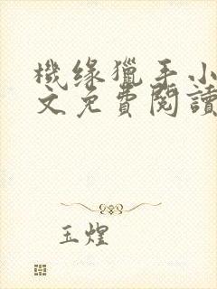 机缘猎手小说全文免费阅读无弹窗