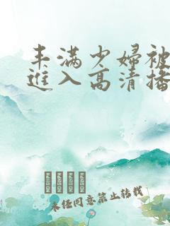 丰满少妇被猛烈进入高清播放,jiang