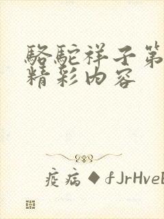 骆驼祥子第六章精彩内容