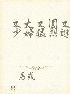 又大又圆又丰满少妇猛烈进av毛