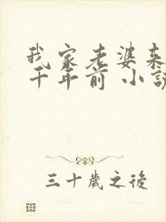 我家老婆来自一千年前 小说