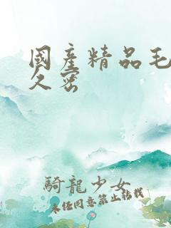 国产精品毛片久久密