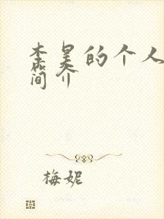 李昊的个人资料简介