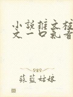 小说推文校园甜文一口气看完