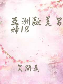 亚洲欧美另类少妇18