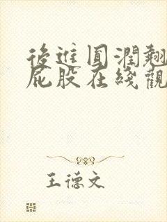 后进圆润翘臀大屁股在线观看