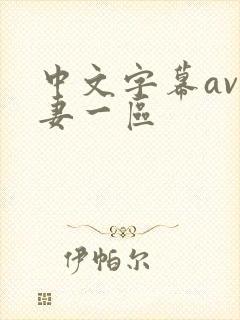 中文字幕av人妻一区