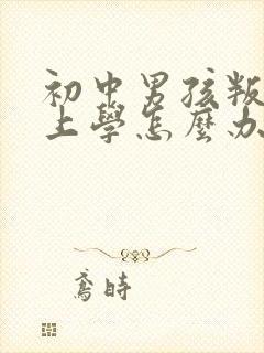 初中男孩叛逆不上学怎么办