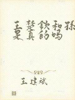 王楚钦和孙颖莎是真的吗