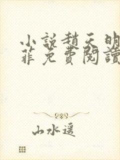 小说赵天明李菲菲免费阅读最新章节