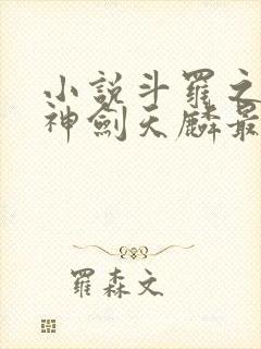 小说斗罗之灵珠神剑天麟最新章