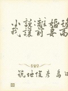 小说:离婚后,我让前妻高攀不起