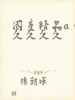 国产精品aⅴ久久久久久