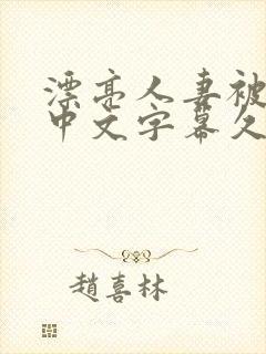 漂亮人妻被中出中文字幕久久