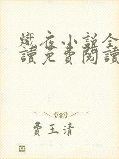 炽夜小说全文阅读免费阅读无弹窗