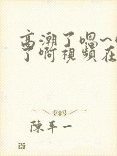 高潮了嗯~喷水了啊视频在线观看