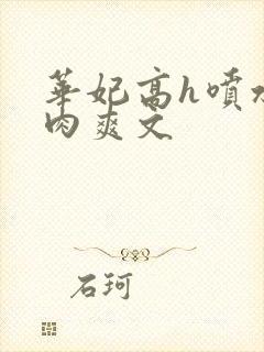 华妃高h喷水荡肉爽文