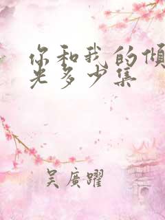 你和我的倾城时光多少集