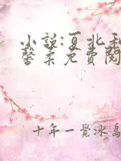 小说:夏北和许馨柔免费阅读