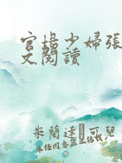 官场少妇张梅全文阅读