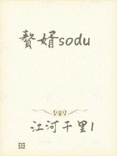 赘婿sodu