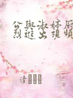 公与淑婷厨房猛烈进出视频