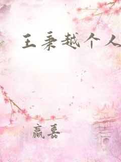 王秉越个人简介